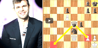 Chess Games - Magnus Conquers Denmark Bjerre vs Carlsen Energi Danmark Champions Battle (2019)